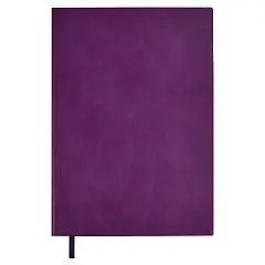 Ежедневник недат А5 "ВАЧЕТТО ФИОЛЕТОВЫЙ" кожзам, мягк.обл, фото №1