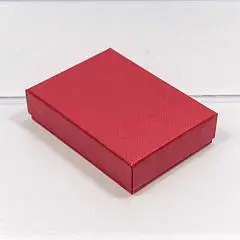 Коробка подарочная "Ромбики" красная" 11*8*3,4см, фото №1