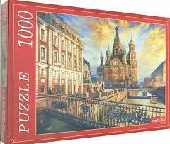 Пазлы 1000 эл. САНКТ-ПЕТЕРБУРГ. СПАС-НА-КРОВИ, фото №1
