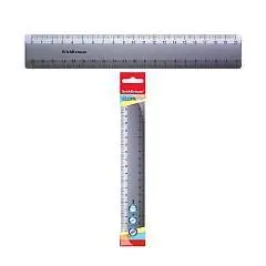 Линейка пластиковая 20см ErichKrause® Ice Metallic, ассорти, фото №1