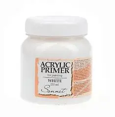 Грунт худож. акрил. белый "Сонет" 220мл.., фото №1