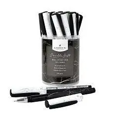 Ручка шариковая на масл.основе Lorex "Marble" 0,7мм, синяя, фото №1