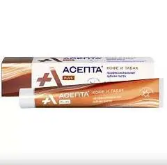 Зубная паста Асепта Кофе и табак 75мл, фото №1