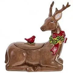 Конфетница "Олень" 900 мл L22 W12 H24,5 см, фото №1