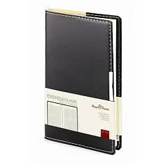 Еженедельник недат A6 "METROPOL" черный, фото №1