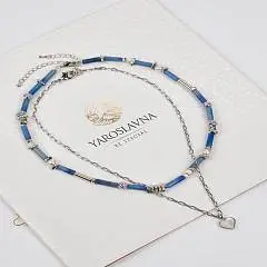 Колье (комплект) "Рандеву" (натуральные камни), фото №1