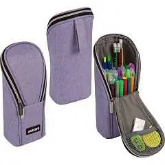 Пенал "deVENTE. Private" 21x9x6 см, вертикальный, сиреневый, фото №1