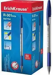 Ручка шариковая R-301 Stick&Grip, синяя, 1мм, фото №1