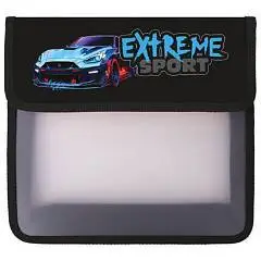 Папка д/тетр А5 2отд пластик липучка  Extreme Юнландия, фото №1