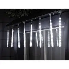 Гирлянда сосульки проз нить  свеч бел  эффект стекания 2.5*0.3 м, фото №1