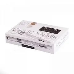 Маркер акриловый Sketch&Art белый 1шт, фото №1