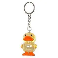 Брелок детский Duck акрил 8,5см КОКОС желтый, фото №1