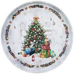 Поднос сервировочный"Новый год" 33*2,1 см, фото №1