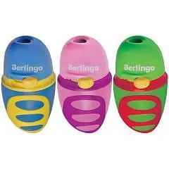 Точилка пластик Berlingo Riddle контейнер в асс, фото №1