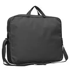 Папка д/худ А3 текстиль молния расшир 7см внут кар Серая deVENTE, фото №1