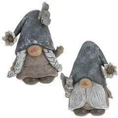 Фигурка декоративная "Гном", L10 W8 H15 см, 2в., фото №1