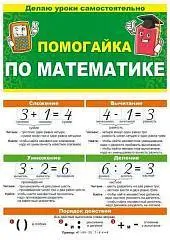 Буклет "Помогайка по математике", фото №1