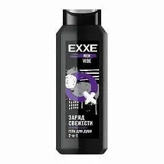 Гель д/душа EXXE MEN 2в1 VIBE Увлажняющий 400мл, фото №1