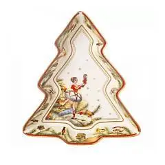 Блюдо Щелкунчик Елка 25*21*4см, фото №1