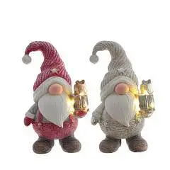 Фигурка декоративная "Гном" подсветка H25 см, фото №1