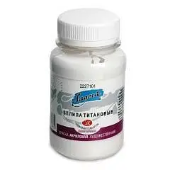 Краска акриловая Белила титановые Ладога 100мл, фото №1