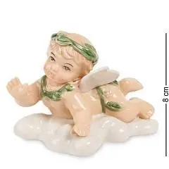Фигурка Мальчик-ангелочек фарфор, фото №1