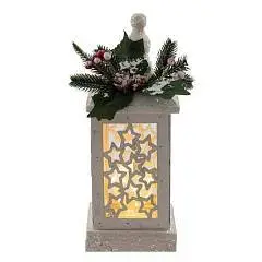 Светящаяся композиция "Новогодняя"  L16 W13 H31 см, фото №1