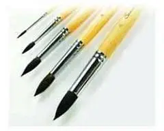 Кисть Белка круглаялая кор руч №1 Сонет, фото №1