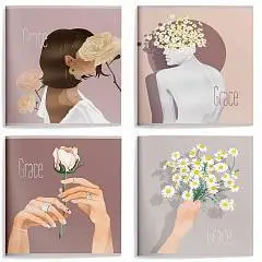 Тетрадь 96л КЛЕТКА "ГРАЦИЯ В ДЕТАЛЯХ" выб. УФ-лак, фото №1