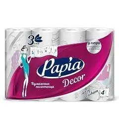 Полотенца бумажные Papia Decor  KT Fashion Capitals  2 шт 3 сл, фото №1