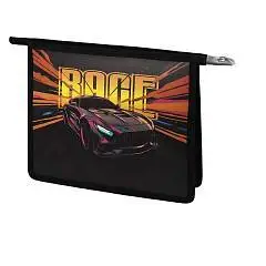 Папка д/тетрадей   А5 23.3x20х6.5см  1отд молния пластик  "Гонка, фото №1