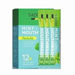 Ополаскиватель д/пол-ти рта в стиках SADOER мята, 1шт 10 мл, фото №1