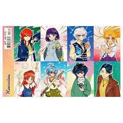 Наклейки "Аниме герои" глиттер 16*9,7см, фото №1