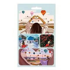 Наклейки Wonderful world 16.5*9.4*0.1см, фото №1