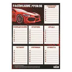 Расписание уроков "Авторазбор" А4, фото №1