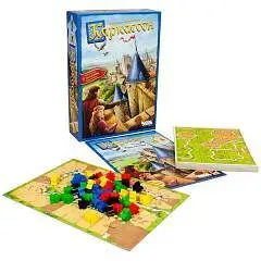 Игра настольная Каркассон 72кв местн+40 фишек 2-5 игроков, фото №1