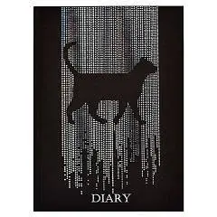 Ежедневник недат А5 "ЧЕРНАЯ КОШКА" интегральный переплёт, "софт-, фото №1