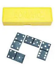 Домино классическое (пластиковая коробка), фото №1