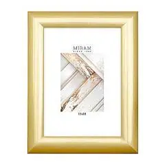 Рамка пластиковая 13*18 золото, оргстекло, фото №1