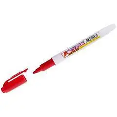 Маркер стираемый для белой доски CROWN Slim, 2мм, красный, фото №1