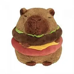 Мягкая игрушка "Капибара-бургер", 20*15см, фото №1