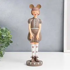 Статуэтка Принцесса цирка бежевый 28х7,5х7,5 см, фото №1