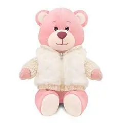 Игрушка мягкая Мишка Молли в Меховом Худи 21см в Коробке, фото №1