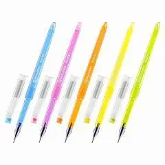 Ручка гелевая BRAUBERG "DIAMOND PASTEL" 0,5мм, синяя, ассорти, фото №1