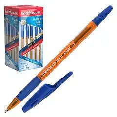 Ручка шариковая R-301 AMBER Stick&Grip, синий, 0,7мм, фото №1