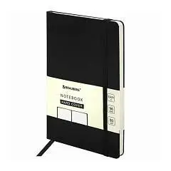 Блокнот А5 БЕЗ ЛИНОВКИ "ULTRA" черный, на резинке, фото №1