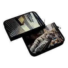 Пенал без наполнения EK "Big City Cats" 20,5х13,5см, фото №1