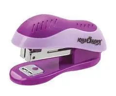 Степлер №10 "ЮНЛАНДИЯ" до 15л, с антистепл. эргоном., фиолет, фото №1