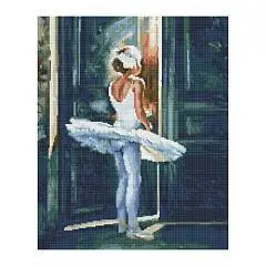 Алмазная мозаика ТРИ СОВЫ Трепет перед выступлением 40*50см холс, фото №1