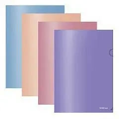 Папка-уголок EK Soft Manga, A4, непрозрачный, ассорти, фото №1